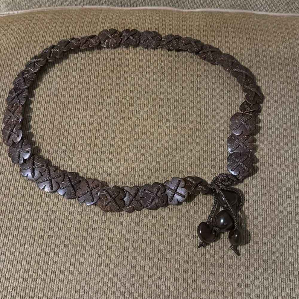 Beautiful dark brown belt